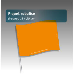 Piquet rubalise - 7 couleurs disponibles